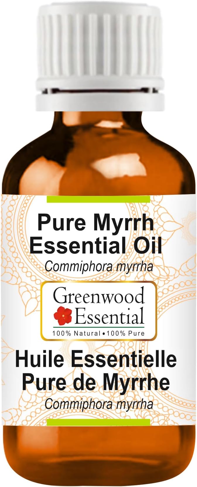 Greenwood Essential Pure Myrrh Essential Oil (Commiphora myrrha) 100ml (3.38 oz)