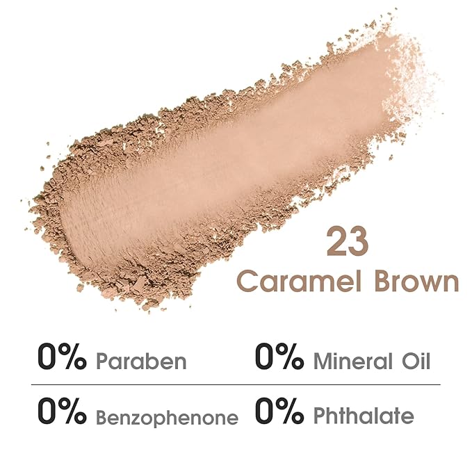 UCANBE Caramel Brown Single Eyeshadow Palette, Mini Matte Eye Shadow Powder, Highly Pigmented Professional Long-Lasting Waterproof Makeup Pallet for Daily Wear, Natural Looks & Smokey Eyes