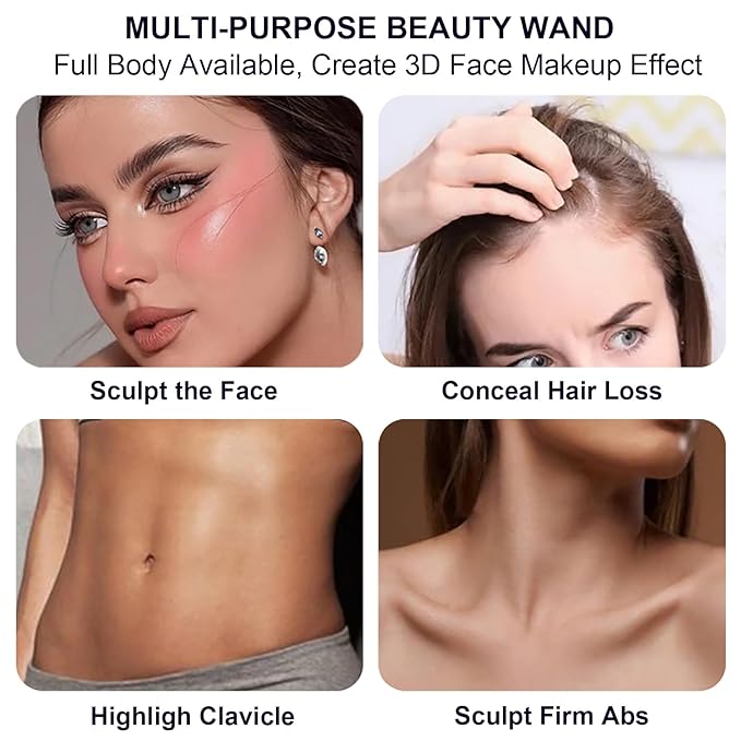 Lezero 3Pcs Contour Stick Makeup Kit, Shades with Highlighter, Blush and Bronzer Stick for Sculpt the Face and All Skin Type, Long Lasting, Smooth, Dewy & Matte Finish, LIGHT