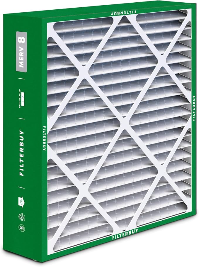 Filterbuy 20x26x5 Air Filter MERV 8 Essential Dust & Allergy Defense, Pleated - Image 9