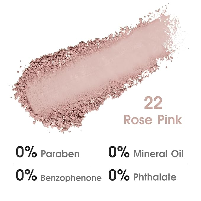 UCANBE Dusty Rose Pink Single Eyeshadow Palette, Neutral Mauve-Pink Matte Mini Eye Shadow Powder, Highly Pigmented Professional Long-Lasting Waterproof Makeup Pallet