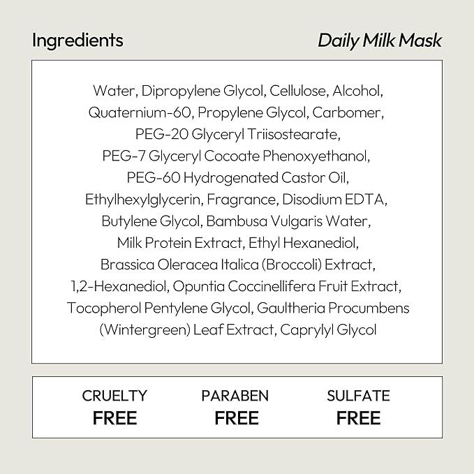 LAPCOS Milk Sheet Mask, Moisturizing Daily Face Mask to Replenish and Restore Dry Skin, Korean Beauty Favorite, 5-Pack