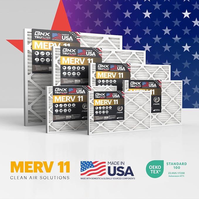 BNX TruFilter 20x20x5 MERV 11 Air Filter - Image 7