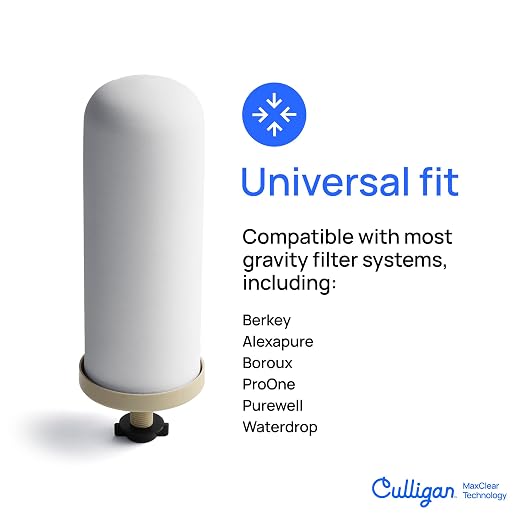 Culligan MaxClear 3 Gallon Gravity Water Filter System, Polished - Image 5
