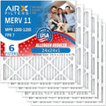 AIRX FILTERS WICKED CLEAN AIR. 24x24x1 Air Filter MERV 11 Electrostatic Pleated by AIRXFILTERSWICKEDCLEANAIR