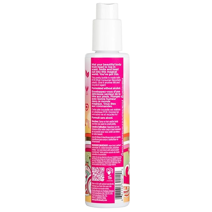 Pacifica Island Vanilla Hair Mist Perfume and Full Body Spray for Women - Fragrance Spray for A Mood-Lifting Experience, Paraben-Free, Clean Beauty No Alcohol, Vegan & Cruelty-Free, 6 oz oz