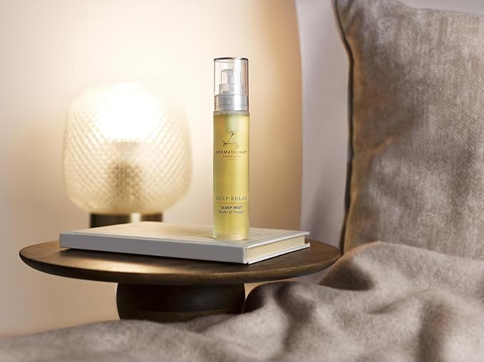 Aromatherapy Associates Deep Relax Sleep Mist. Body and Linen Spray for Restorative Sleep. Made with Vetivert, Chamomile and Sandalwood Essential Oils (1.69 fl oz)