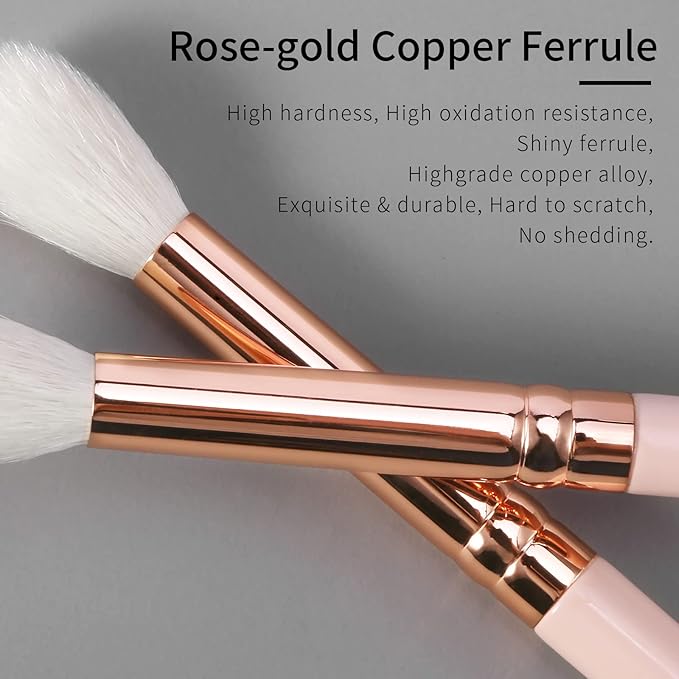 Natural Goat Hair Eyeshadow Brush, Large Blending Eye Shadow Brush, Eye Shadow Blending Brushes, Small Nose Contour Brushes, Single Natural Hair Makeup Brush, Smudge Brushes