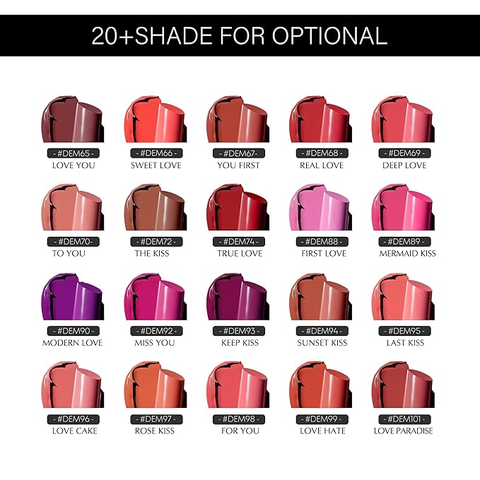Black Berry Lipstick for Women Hydrate Glossy Lipstick Moisture Lip Gloss Sheer-Medium Coverage Long Lasting Lipsticks for Dry Lips (DM65 Berry)