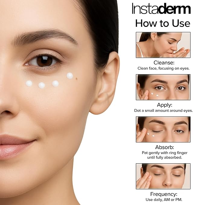 Eye Repair Cream–Reduces the Appearance of Dark Circles, Puffiness, Under Eye Bags, Fine Lines & Wrinkle, Anti-Aging Formula with Niacinamide Visibly Smooth, Brighten, & Hydrate Skin.