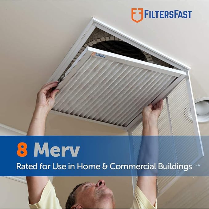 Filters Fast 7.5x7.5x1 Air Filter MERV 8, Made in the USA, Actual Size: - Image 2