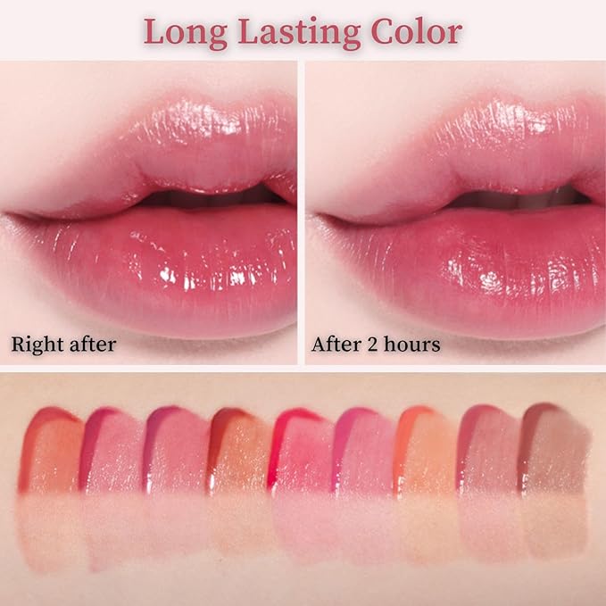 BBIA L’EAU Tint – Glossy & Glow Lip Stain, Watery Lip Tint, Non-Sticky, High Shine Finish, Long-lasting, Moisturizing, Lightweight, Natural, Daily Use, Vegan, Korean Lip Makeup (06 PINK L'EAU)