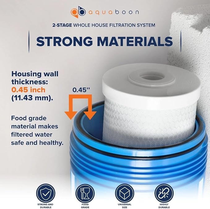 Aquaboon Whole House 2-Stage Water Filter System - Image 5