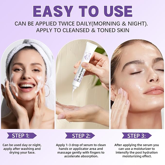 ABOTE 5% Niacinamide Serum for Face with 1% Ceramide Complex | 1% Snail Secretion Filtrate | 1% Hyaluronic Acid Deep Moisturizing Restore Skin Barrier & Skin Tone (3Pack-Each 0.507 fl.oz | 15ml)