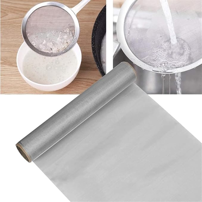 304 Stainless Steel Woven Mesh Screen, 250 Mesh Micro Aperture Cloth, Fine - Image 4