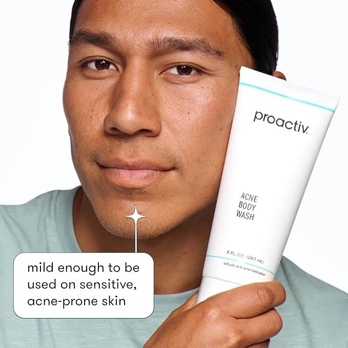 Proactiv Acne Body Wash, Gentle Body Cleanser, Unclogs Pores and Clears Body Blemishes, Salicylic Acid & Glycolic Acid Formula, Soothing Complex of Shea Butter, Vitamin E & Aloe Vera Extract, 9 Fl Oz