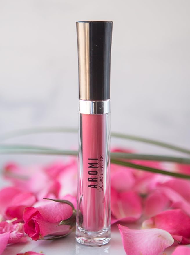 Aromi Matte Liquid Lipstick | Long-Lasting, Mango Coral Lip Color, Vegan, Cruelty-free, Transfer & Smudge Proof, Waterproof, Gluten Free (Mango Tango)