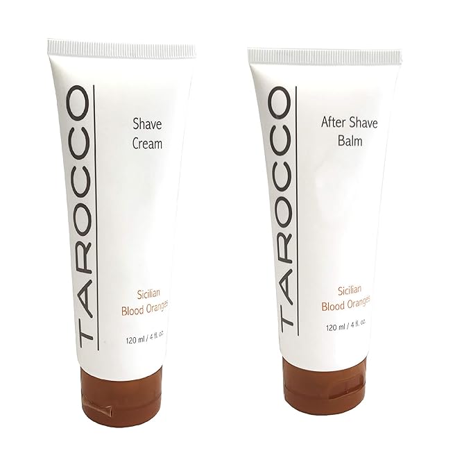 Tarocco Shave Cream and After Shave Balm 2 pack 120 ml / 4 fl oz each product