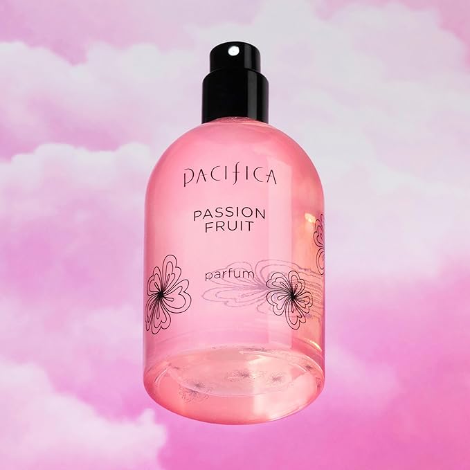 Pacifica Passion Fruit Perfume – Tropical Fruity Floral Clean Perfume for Women with Passionfruit, Pineapple & Vanilla, Vegan, Non-Toxic, Beachy Summer Scent (2 fl oz)