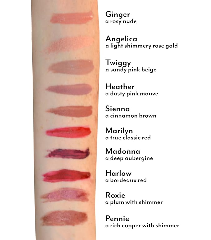 Mommy Makeup Stay Put Matte Lip Cream - Kiss-proof, Transfer-proof, Waterproof, Long Lasting Lipstick - Non-Drying Formula Infused with Vitamin E (Raquel)