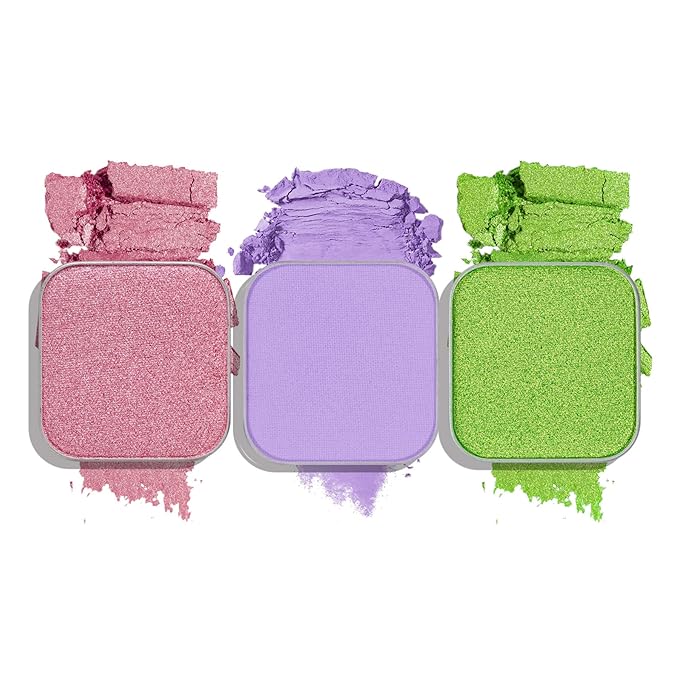 3-Color Eyeshadow Combo Pack – Matte & Shimmer Neutral Shades,Powder, Highly Pigmented, Long-Lasting, Refills Pans for Custom Magnetic Palette