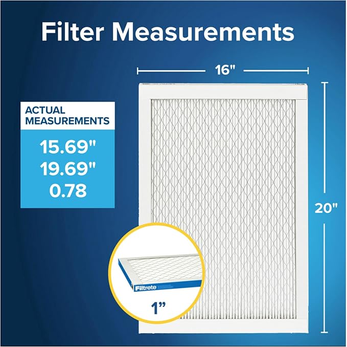 Filtrete 16x20x1 AC Furnace Air Filter, MERV 13, MPR 1900, Premium Allergen - Image 2