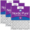 Nordic Pure 14x25x1 Pleated MERV 8 Air Filters 3 Pack by NordicPure