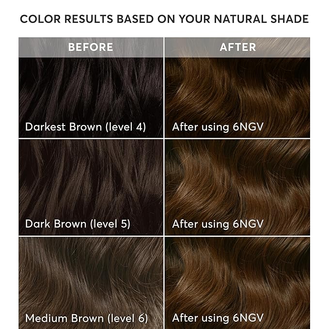 Madison Reed Radiant Hair Color Kit | 6NGV Medium Golden Brown (Tuscany Brown) for 100% Gray Hair Coverage | Dimensional Salon-Quality Permanent Hair Dye | PPD-Free & Ammonia-Free | 1 Pack