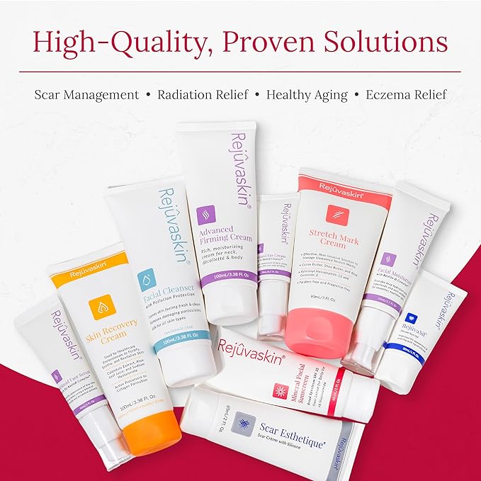 Rejuvaskin Mineral Facial Sunscreen, Broad Spectrum SPF 32 for Sensitive and Acne-Prone Skin, Oil-Free, 3.38 fl oz / 100ml