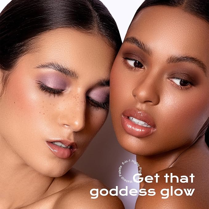 Color Nymph 6 Colors Eyeshadow Makeup Palette | 6-IN-1 Multi-Colored Shimmer & Matte Long-Lasting Travel Size Eye Shadow Make up Kit, Stacked Makeup Design Includes Eyeshadow Brush and Mirror