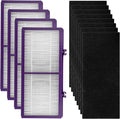 AER1 Filter 4 HEPA Filters + 8 Carbon Booster Filters Compatible by BRUVISH