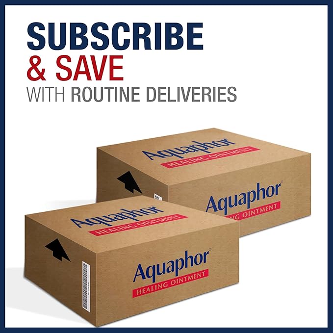 Aquaphor Healing Ointment - Travel Size Protectant for Cracked Skin - Dry Hands, Heels, Elbows, Lips, Packaging May Vary, 1.75 Ounce (Pack of 3)