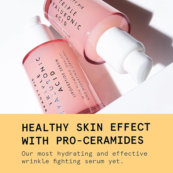 Beauty Pie Triple Hyaluronic Acid & Lipopeptide Serum 50ml – Deep Hydration, Plumping & Smoothing Face Serum – Anti-Wrinkle, Fine Line Care – Lightweight, Fragrance-Free Formula