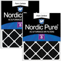 Nordic Pure 24x24x1 Pure Carbon Pleated Odor Reduction Furnace Air Filters 2 by NordicPure