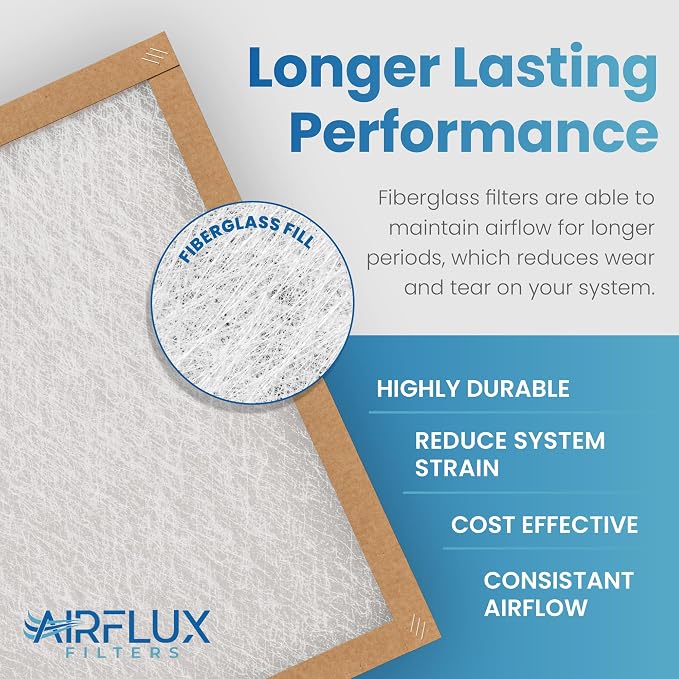 Fiberglass Air Filter -10x30x1Air Filter 12 Pack - Image 3