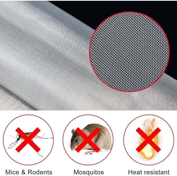 Stainless Steel Screen Mesh 30 Mesh Cloth, 304 Wire Netting Roll, Durable - Image 7