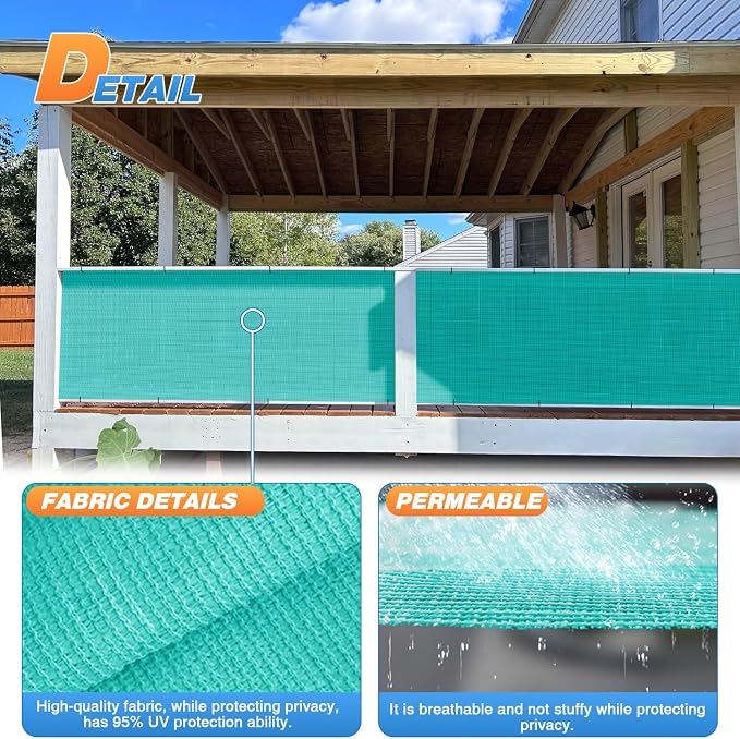 TANG Sun Shade Fabric Roll 8'x138' Shade Cloth - Image 4