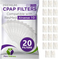 CPAP Filters Disposable Felt Pollen air Filter 20 Pack Compatible by MarsWellness