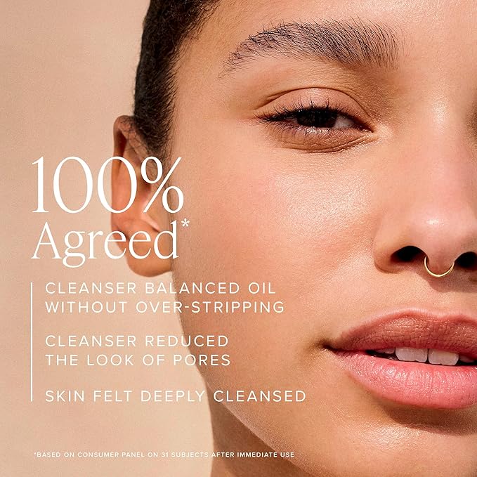 Farmacy Foaming Face Wash for Oily Skin - Whipped Greens Oil-Free Gentle Facial Cleanser & Exfoliator - Infused with Green Clay to Remove Impurities, Control Oil & Maintain Skin Hydration (50ml)
