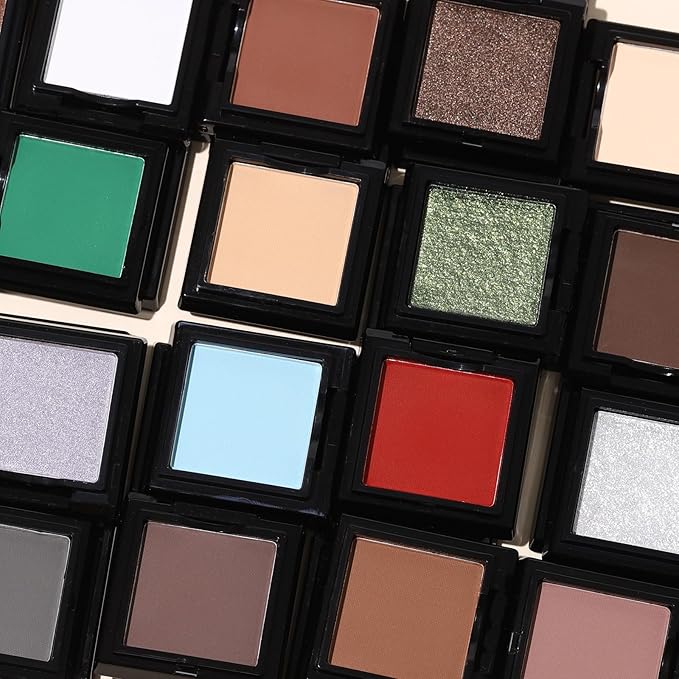 UCANBE Tapestry Taupe Single Eyeshadow Palette, Highly Pigmented Shimmer Eye Shadow Powder, Professional Long-Lasting Waterproof Makeup Palette