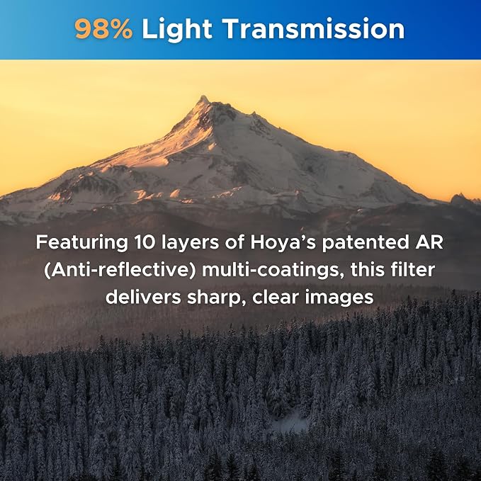 Hoya NXT Plus 62mm UV Filter — Schott B270 Clear Glass - Image 4