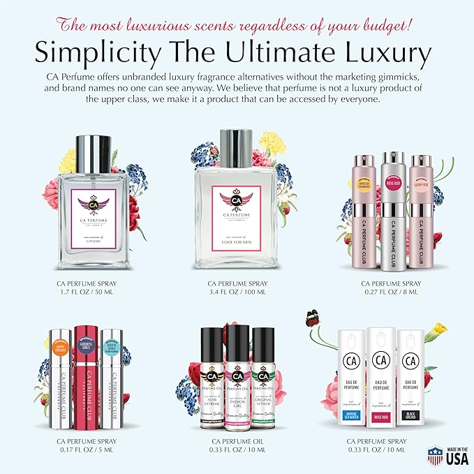 CA Perfume Impression of Happy Women For Women Fragrance Dupes Eau de Parfum Spray Bottle 3.4 Fl Oz/100ml-X1
