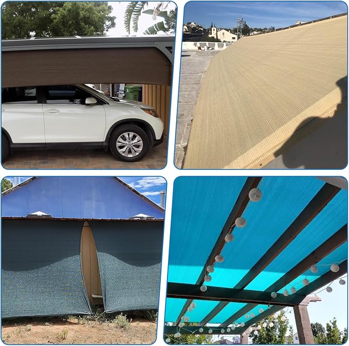 TANG Sun Shade Fabric Roll 8'x68' Shade Cloth - Image 2