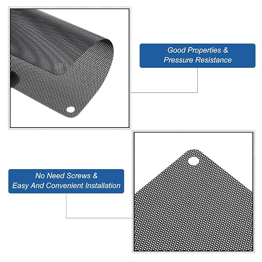 MECCANIXITY 10PCS PC Dust Filter, 90mmx90mm PVC Computer Case Cooler Dustproof - Image 4