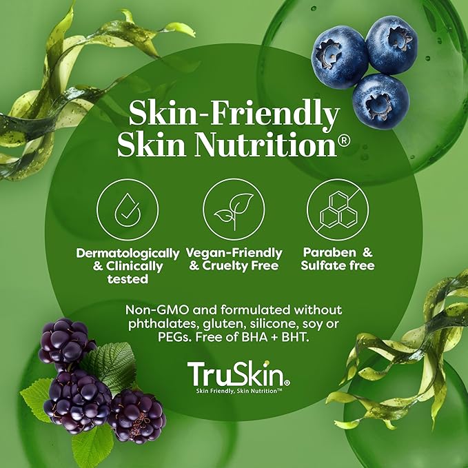 TruSkin Pro Collagen Multi Peptides Serum for Face – Anti Aging Face Serum with TriPeptide-29 & Ceramides – Support Skin’s Natural Collagen & Skin Barrier for Firmer-Looking Skin – 1 fl. Oz