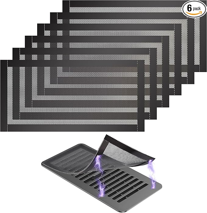 6 Pack Strong Magnetic Floor Vent Cover by YSSHUI