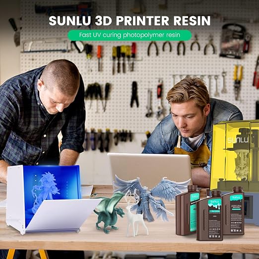 SUNLU 3D Printer Resin 4kg, Fast Curing Standard 3D Resin - Image 9