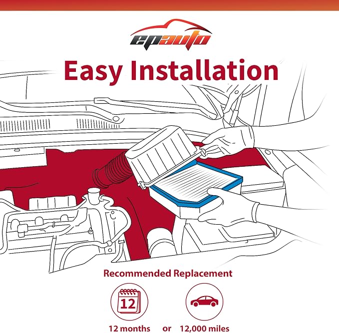 EPAuto GP061 Engine Air Filter, Replacement - Image 8