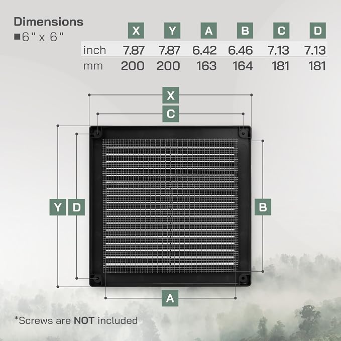 Vent Systems 6" x 6" Inch - Image 2