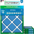 Filterbuy 12x18x1 Air Filter MERV 13 Optimal Smoke & Allergy Defense, by Filterbuy